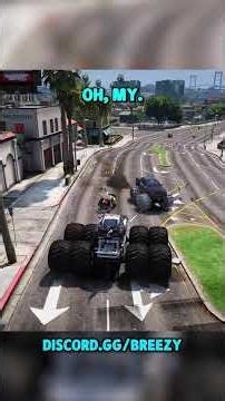 stealing police monster truck in gta 5