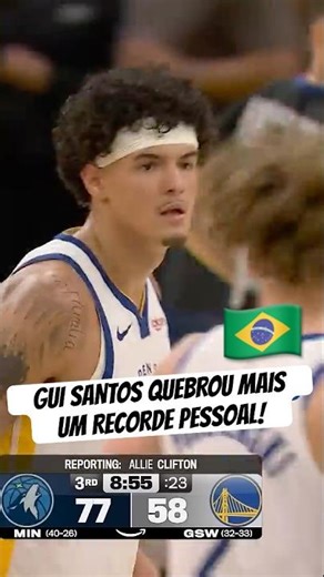 Gui Santos in full playmaker mode against the Wolves! 🇧🇷 #nba #basketball #shorts