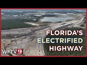 We got an exclusive tour of Florida's first highway that charges electric cars