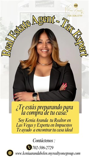 👩🏽‍💻Kenia Aranda Real Estate Agent _ Tax Expert 🌸✨️. Comprar casa cuando eres : Self Employed 1099 | Ingresos con LLC | Pequeños Negocios 🏘🙏🏼🌸✨️🗝 Para ayudarte: 📲 702.506.2729 🏆 Realty One Group 🪪:. 0204115 📧 keniaaranda.realtor@gmail.com #taxseason #realtorenlasvegas #smallbusiness #1099contractor #comprarcasa