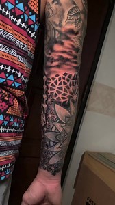3.8K views · 38 reactions | Adding Geometric Patterns Background #maticinktattoo | Boybie A. Matic | Facebook