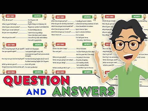 200+ Answers to Common English Questions | How to Ask and Answer Basic English Questions