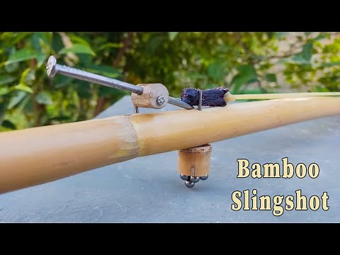 DIY Slingshot - Powerful Bamboo Slingshot