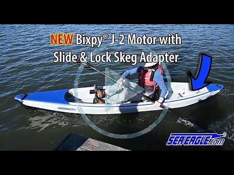 Sea Eagle® RazorLite™ 393rl Kayak with a Bixpy® J-2 Electric Outboard Motor Kit from SeaEagle.com