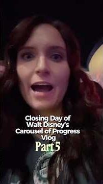 Closing Day of Walt Disney’s Carousel of Progress Part 5 #disneyvlog #disneyworld #magickingdom
