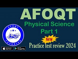 AFOQT Physical Science Review-2024 Part 1 #afoqt #afoqtPhysicalScience