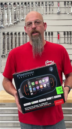 Order yours here 👉 shop.lifestylecycles.com/products/soundstream-whd-rg-harley-radio #harley