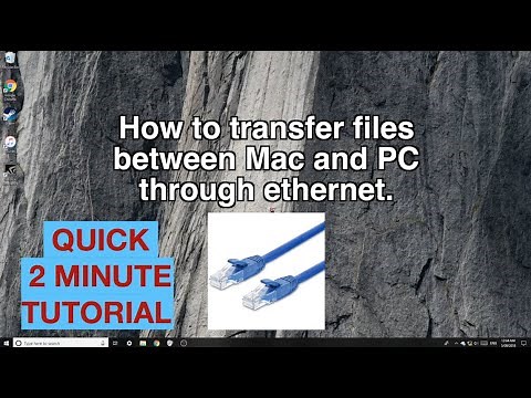 Transfer files between Mac and PC through WIFI or ETHERNET in 2 Minutes - 2021