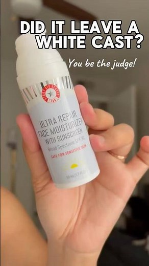 First Aid Beauty SPF 30 Moisturizer Review | Hydration + sun care in one #AmazonFinds #SPFSkincare