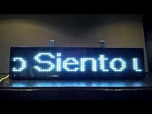 LETRERO LED PROGRAMABLE PARA CAMION BLANCO 1 MOD.BUS-166410 66x18x6 1,024 LED