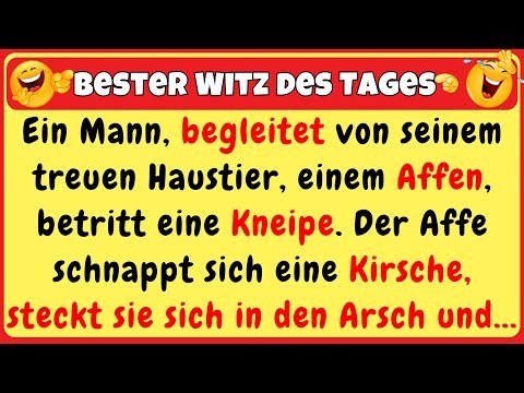 🤣 BESTER WITZ DES TAGES! - Der Affe schnappt sich eine Kirsche, steckt... | Täglich Witzige Videos