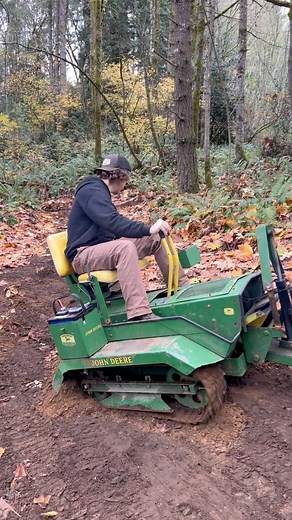 It doesn’t love tree roots. #dozer #tractor #smallengine | The Barn Brothers