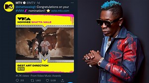 Shatta Wale Makes History With MTV Nomination As First Ghanaian To Be Nominated! | Africa MOGUL