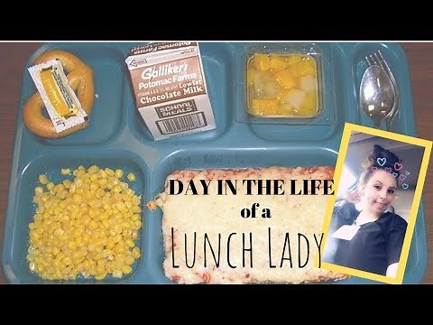 DETAILED DAY IN THE LIFE OF A CAFETERIA WORKER (with footage)