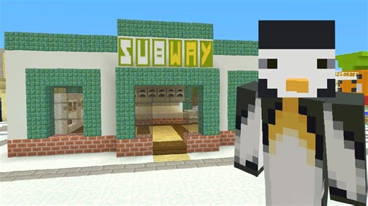 Minecraft Xbox subway exploration adventure