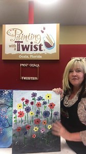 Hey Twisters- watch the video for a peek at all the fun classes we have this week! Sign up soon: paintingwithatwist.com/studio/ocala/calendar/ | Painting with a Twist