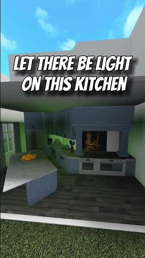 🍳Speed Builder Makes Detailed kitchen EXCEPT with UGLY LAYOUT #bloxburg
