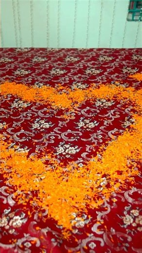 Beautiful Bed Decoration with Marigold Flowers | Love Design