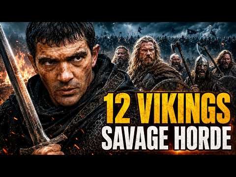 Antonio Banderas: 12 Vikings Against a Savage Horde | Full Action Adventure Movie