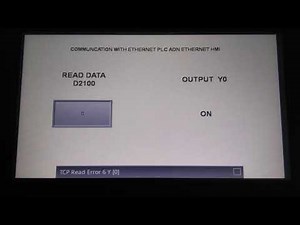 Communication with delta PLC and hmi Ethernet.