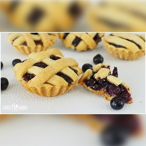 5.7K views · 242 reactions | Blueberry Pie Recipe - Mini Pies! Filling & Pie Crust Recipe! | Emma's Goodies | Facebook