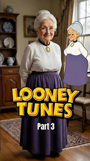 AI Reimagines Looney Tunes as Real People! 👵🦆🐔 | Character Design 👽 #ai #looneytunes #disney