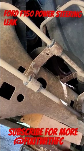 Ford F150 power steering leak ￼