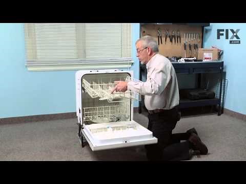 Kenmore Dishwasher Repair – How to replace the Upper Dishrack with Middle Wash Arm & Tube