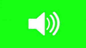 4k Animation of speaker volume. voice and soundtrack wave equalizer. Sound, music, speaker Audio technology, music, and sound. ring tone icon, animation, black screen background