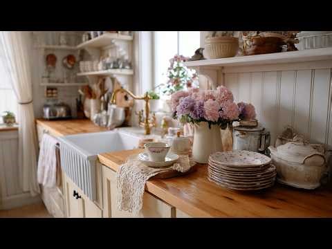 Cozy Cottagecore Kitchen Makeovers | Vintage Spring Decor & Rustic Charm Tips