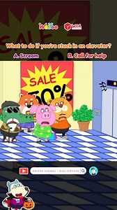 Stuck in an elevator, what should Wolfoo do? #wolfoo #cartoonforkids #safetytips | Wolfoo Kids Cartoon