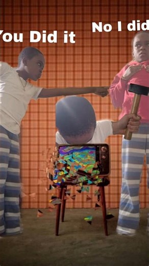 Broken TV it was moshell