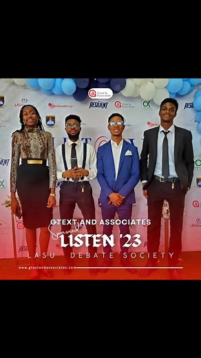 In commitment to GText and Associates’ goal of raising 100,000 millionaires through real estate this year, GText & Associates, a subsidiary of GText Holdings was one of the sponsors of Listen’23, an event organized by LASU DEBATE SOCIETY. We offered the students of LASU, training, mentorships, and guidance on several ways to make money even as a student, and many of the students were glad to join our team of young millionaires. If you are looking to start earning money in real estate or you’ll l