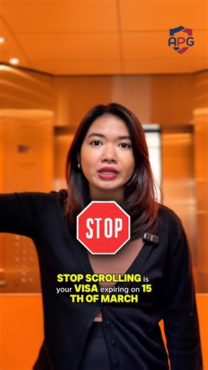🚨 Stop scrolling. Is your visa expiring on 15th March? If yes, this is your sign to act now. Waiting could limit your options — but taking action today keeps your pathway open. At Asia Pacific Group (APG), we help you secure your next move with clear advice, fast action, and stress-free support. ⏳ Time is running out — don’t panic, don’t delay. 🎁 Bonus: Refer a friend before 31st March and earn up to $1000 (T&Cs apply). 📞 Contact APG today and protect your future. 🚩 Asia Pacific Group – Sydn