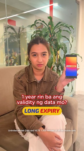 Starting at just ₱599, DITO Long Expiry gives you 40GB of data, unlimited All-Net calls and ViLTE, plus 1,000 minutes of calls to other networks — all valid for 365 days. Enjoy a whole year of streaming, scrolling, and staying connected. Available at DITO Partner Stores and retailers via the DSCM App, GCash, and Maya. Bili na! #KayaDITO #DITOTelecommunity Promo runs from July 1, 2025 to December 31, 2025. Per DTI Fair Trade Permit No. FTEB-229863 Series of 2025 | DITO Telecommunity