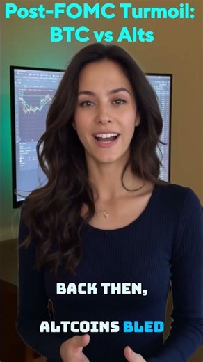 Post FOMC Turmoil BTC vs Alts