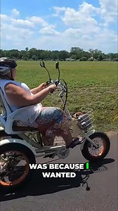 This person shares how riding a bike helps them get outside for fresh air. Walking can be painful, so biking provides a way to improve mental and emotional health. Getting outside is a big part of overall health. Have you felt this? #biking #health #fresh air #mental health #emotional health | Sixthreezero Bicycle Co.