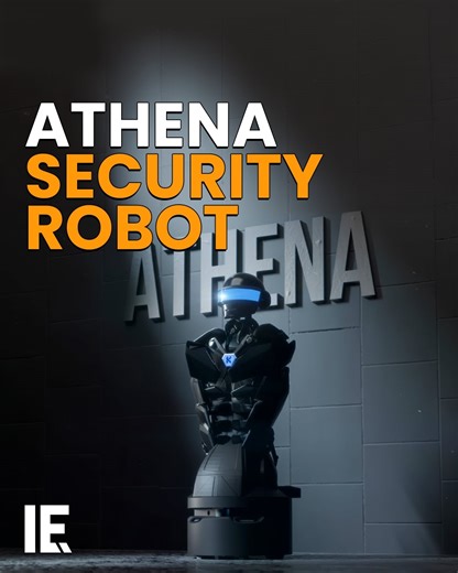 21K views · 257 reactions | The new Athena security robot uses AI-powered facial recognition while patrolling. It also has the power to record vehicle plates and correlate them with locations. Privacy advocates will probably be concerned at these developments in robot security. | Interesting Engineering | Facebook