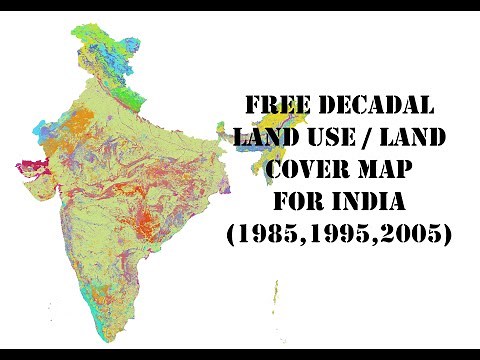 GIS Guide - Free LULC for India from 1985 to 2005 | Download Land Use Land Cover Map for India