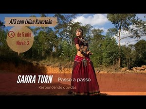 Dance Tribal | ATS - Tutorial do Sahra Turn! - de 5 minutos