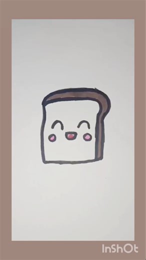 beautiful bread drawing 😍