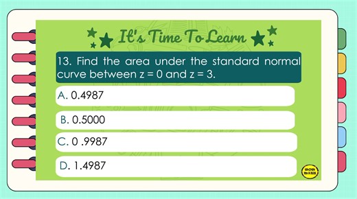 IDENTIFYING REGIONS UNDER NORMAL CURVE CORRESPONDS TO DIFFERENT STANDARD NORMAL VALUES | WOW MATH