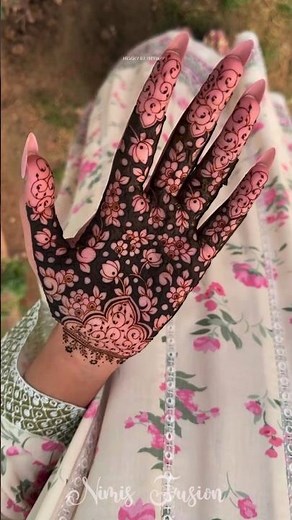 Unique Mehndi Designs #mehndi #hennadesign #nimisfusion