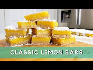 Must Try Classic Lemon Bars with Shortbread Crust