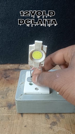 12 volt LED light ke sath 240 volt se experiment #electrical #trending viral short #240 volt AC