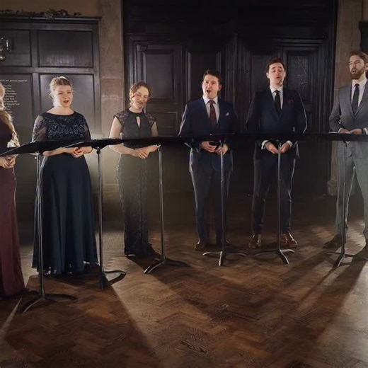 Always a pleasure to let ‘er rip in this one with the @voces8 gang! “Gabriel’s Message” in a totally stunning arrangement by @composer_jim. Check out the full version on YouTube, released with our friends from @classicfm 🎬 | Blake Morgan Music