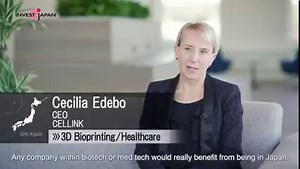 Japan is a front-runner when it comes to medtech and biotech innovations, and one organization that has reaped the benefit of this is world-leading 3D bioprinting company CELLINK, helmed by CEO Cecilia Edebo. She understands how Japan's fair and rule-based market creates a productive, promising, and forward-looking business environment where foreign businesses can maintain win-win relationships with collaborators and partners in innovative research fields. https://www.youtube.com/watch?v=YzR2FVs