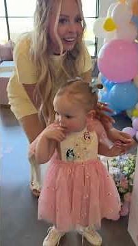 Ellie trying to jump at the end! 😂🥹 backstory ::: We surprised Ellie with a birthday party that was