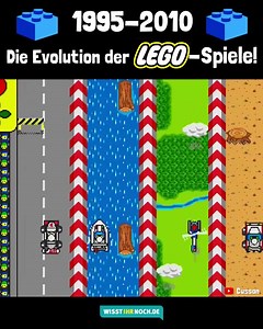 75K views · 161 reactions | 1995-2010: Die Evolution der LEGO-Spiele! ❤ | Die 90er! Wisst ihr noch.....? | Facebook