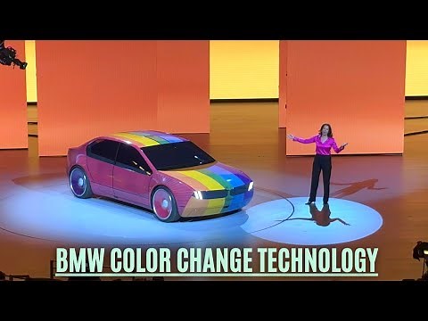 CES 2023 || BMW Color Change Paint Technology Full Presentation
